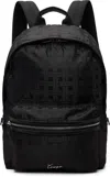 Kenzo Jaquard Logo Backpack In Black