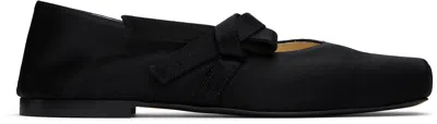 Kenzo Black  Paris ' Oki' Ballerina Flats In 99 Black
