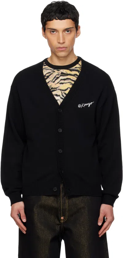 Kenzo ブラック  Paris ' Wild Tiger' カーディガン In Black