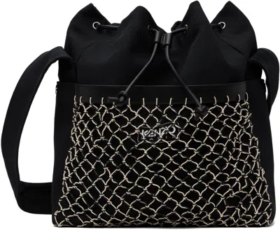 Kenzo Black  Paris 'ama' Bag