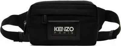 Kenzo Black  Paris 'graphy' Belt Bag