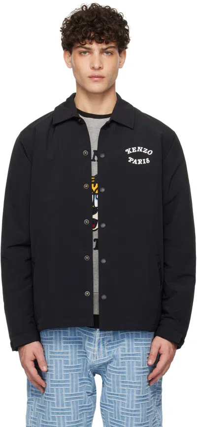 Kenzo Black  Paris Verdy Edition Heavy Coach Jacket