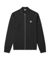 Kenzo Black Logo Casual Jacket In Black