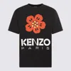 KENZO KENZO BLACK MULTICOLOUR COTTON BOKE FLOWER T-SHIRT