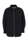 Kenzo Quilted Long-sleeves Jacket In Black