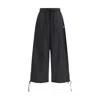 Kenzo Drawstring Cargo Pants In Black