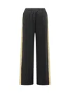 Kenzo Black Relaxed Drawstring Pants In Black