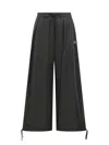 Kenzo Adjustable Drawstring Cargo Pants In Black
