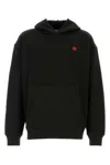 KENZO BLACK STRETCH COTTON SWEATSHIRT