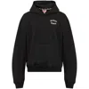 Kenzo Verdy Market Embroidered Cotton-jersey Hoodie In Black