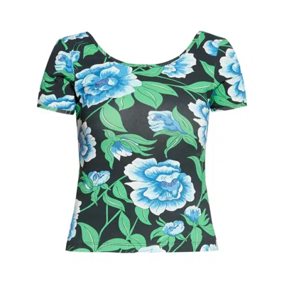 KENZO KENZO BLACK TOPS - T-SHIRTS & JERSEYS WOMEN