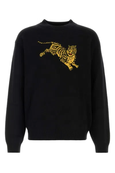 Kenzo Black Wool Blend Sweater