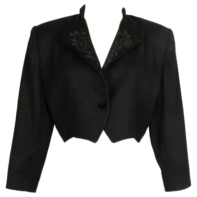 Pre-owned Kenzo Black Wool Jacket