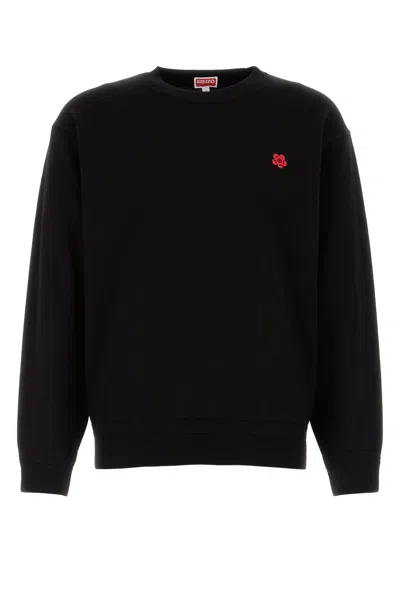 KENZO MAGLIONE IN LANA NERA  UOMO