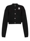 Kenzo Boke Flower 2.0 Cotton Jacket In Black