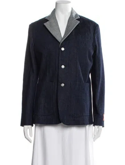Pre-owned Kenzo Blazer In Blue