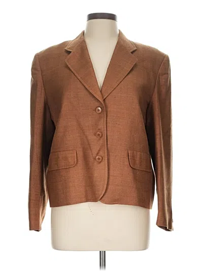 Pre-owned Kenzo Blazer Jacket In Brown