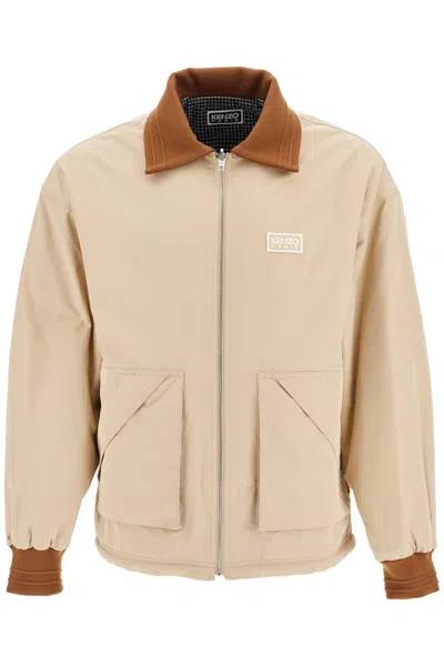 Kenzo Reversible Padded Blous In Multicolor