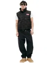Kenzo Blown Vest With Logo In Black