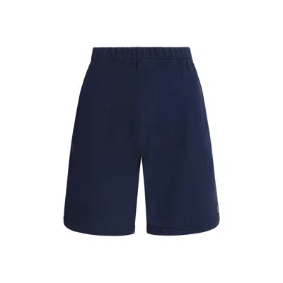 Kenzo Blue Cotton Bermuda Shorts