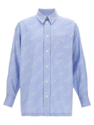 Kenzo Blue Cotton Men's Blouse