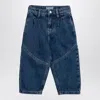 Kenzo Blue Denim Jeans In Blue