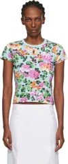 Kenzo Floral T-shirt In Multi