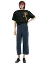 Kenzo Blue Monoprint Jeans In Blue