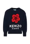 Kenzo Boke Flower Sweater In Blue