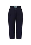 Kenzo Blue Trousers For Boy With Logo In Blue