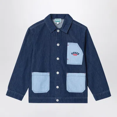 KENZO KENZO BLUE/LIGHT BLUE DENIM JACKET