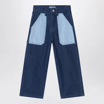 KENZO KENZO BLUE/LIGHT BLUE JEANS IN DENIM
