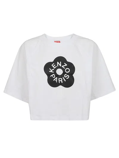 Kenzo Boke 2.0 Cropped Boxy T-shirt In White
