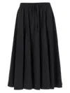 Kenzo Boke 2.0 Midi Skirt In Black
