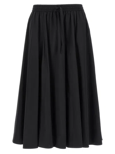 Kenzo Boke 2.0 Midi Skirt In Black