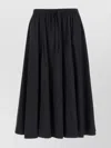 Kenzo Boke Flower 2.0 Skirt With Flared Hem And Bow Detail In Black