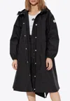 Kenzo Boke 2.0 Zip-up Parka In Black