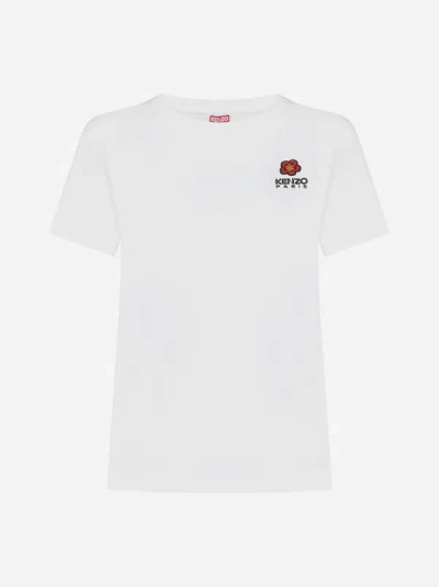 KENZO BOKE AND LOGO COTTON T-SHIRT