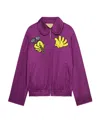 Kenzo Synthetic Fibers Jacket In Purple