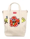 Kenzo Boke Boy Tote Bag In Ecru