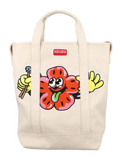 Kenzo Boke Boy Tote Bag In Ecru