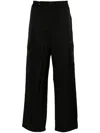 Kenzo Cargo Pant In Nylon-polyester Blend In Black