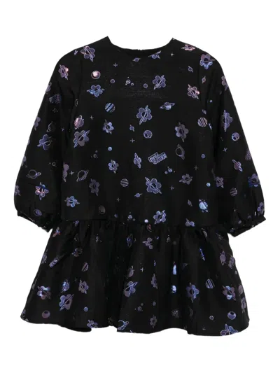 Kenzo Kids' Boke Dress In Black