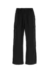 Kenzo Cargo Pant In Nylon-polyester Blend In Black