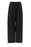 Kenzo Elastic Waistband Cargo Pants In Black