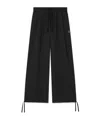 Kenzo Adjustable Drawstring Cargo Pants In Black