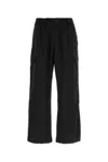Kenzo Cargo Pant In Nylon-polyester Blend In Black