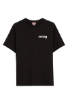 Kenzo Boke Flower 2.0 Classic Cotton Logo Graphic T-shirt In Black