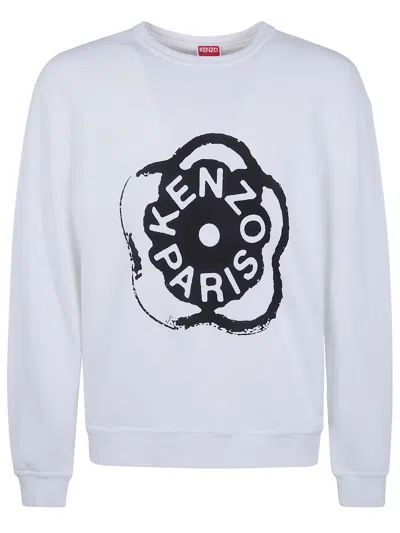 Kenzo "boke Flower 2.0" Classic Sweatshirt In White