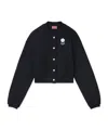 Kenzo Boke Flower 2.0 Cotton Jacket In Black